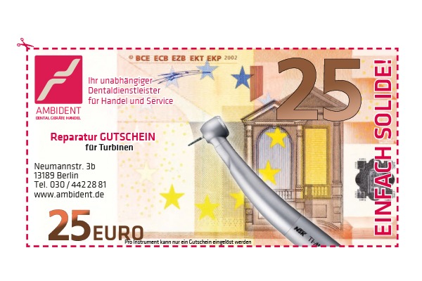 Turbinenreperatur von Ambident